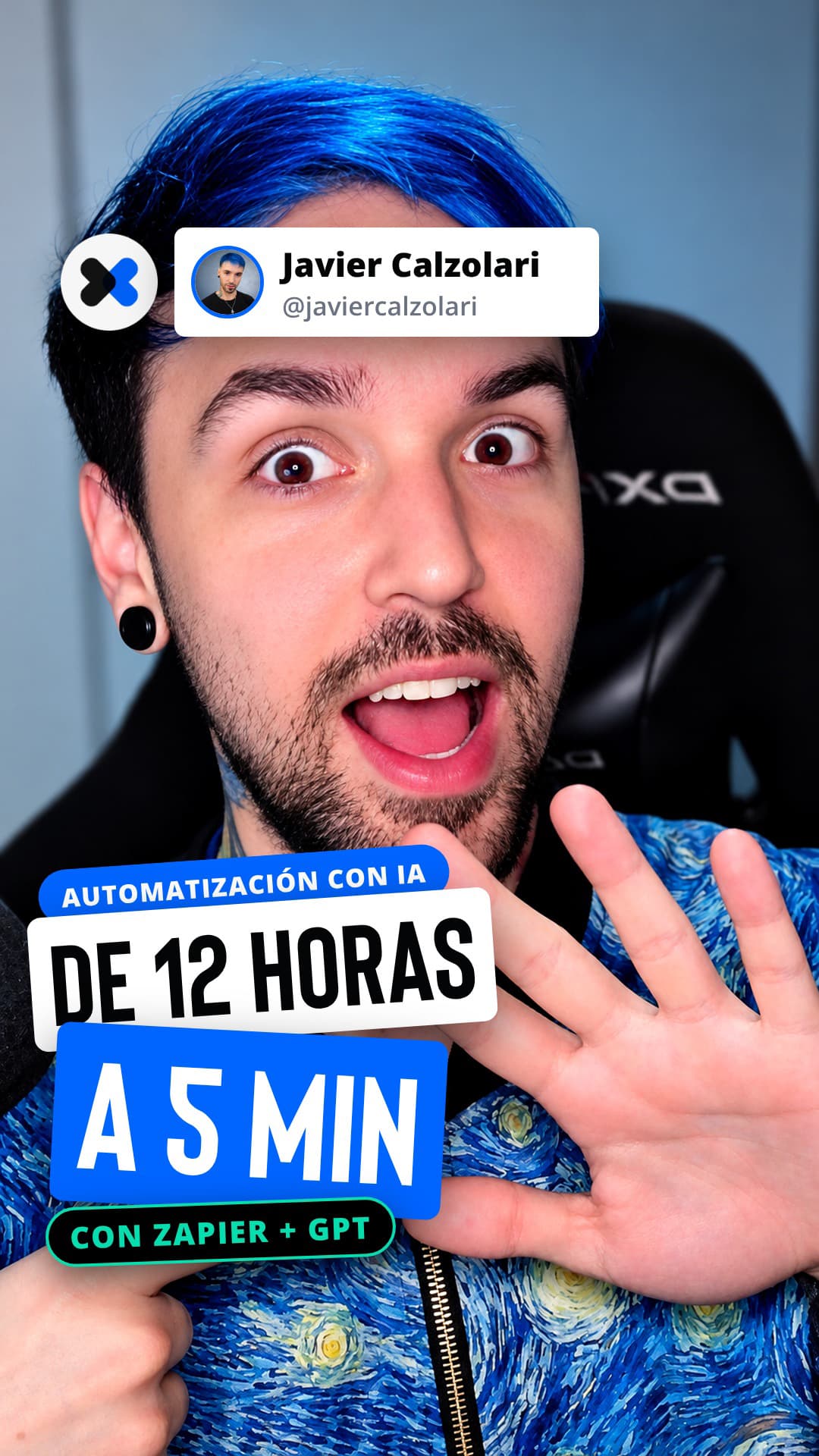 Publicación de Instagram de Javier Calzolari